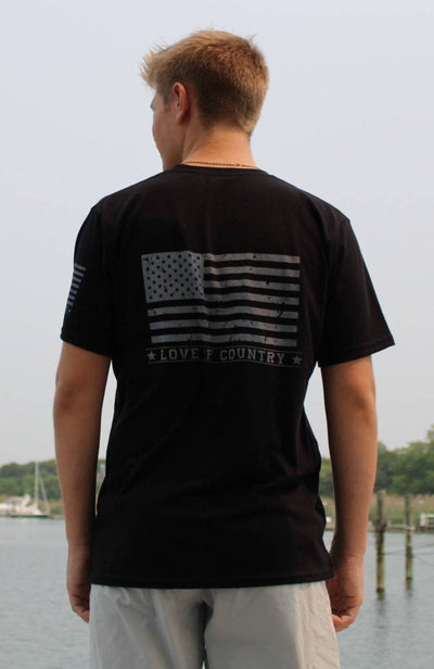 American Flag 50/50 Tee - Love of Country