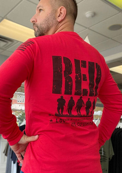 RED Long Sleeve - Love of Country